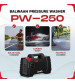 Balwaan Electric Pressure Washer Lightweight PW-250